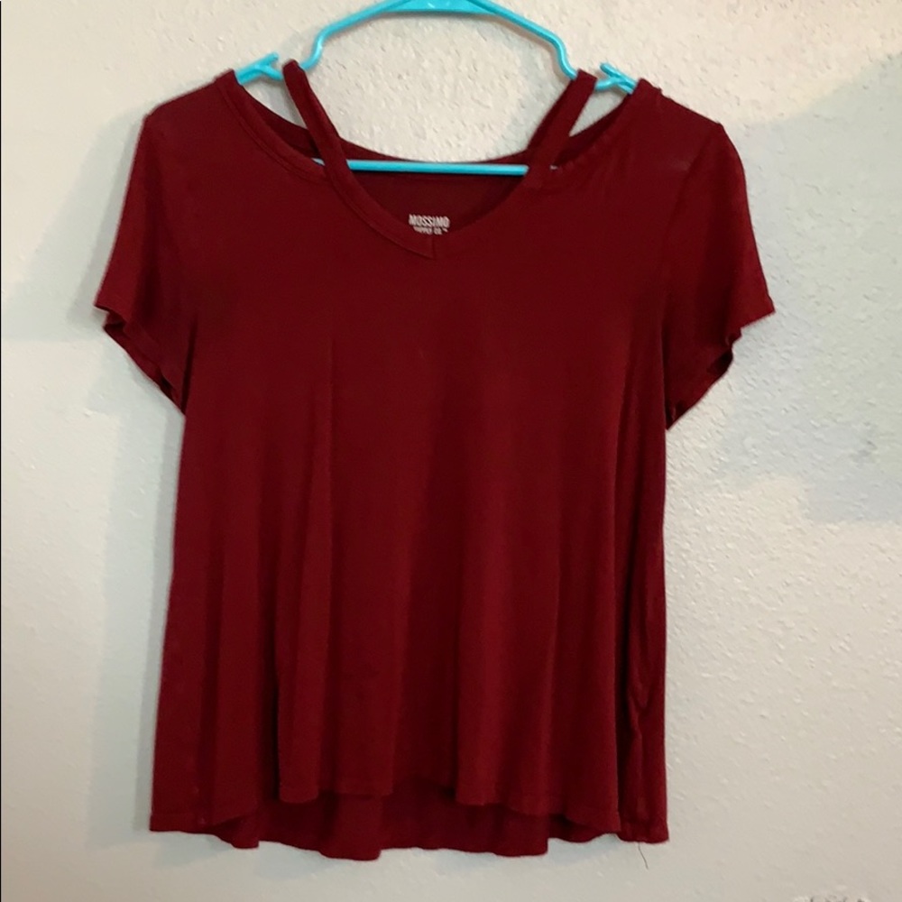 Maroon shirt